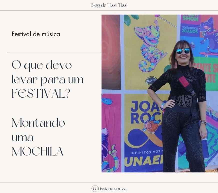 o que devo levar para um festival de música capa