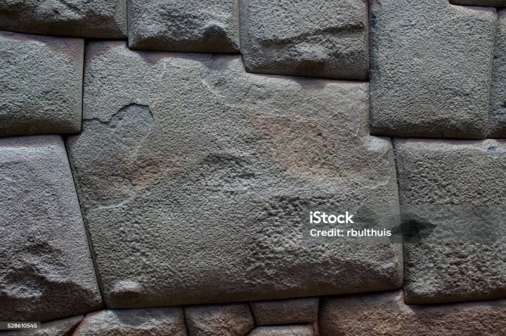 12 angle stone in Inca wall, Cuzco Peru.